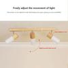 Ceiling Light Spotlight LED Single Head Three Heads Black and White Indoor Living Room Bedroom Exhibition Study Light Decoration