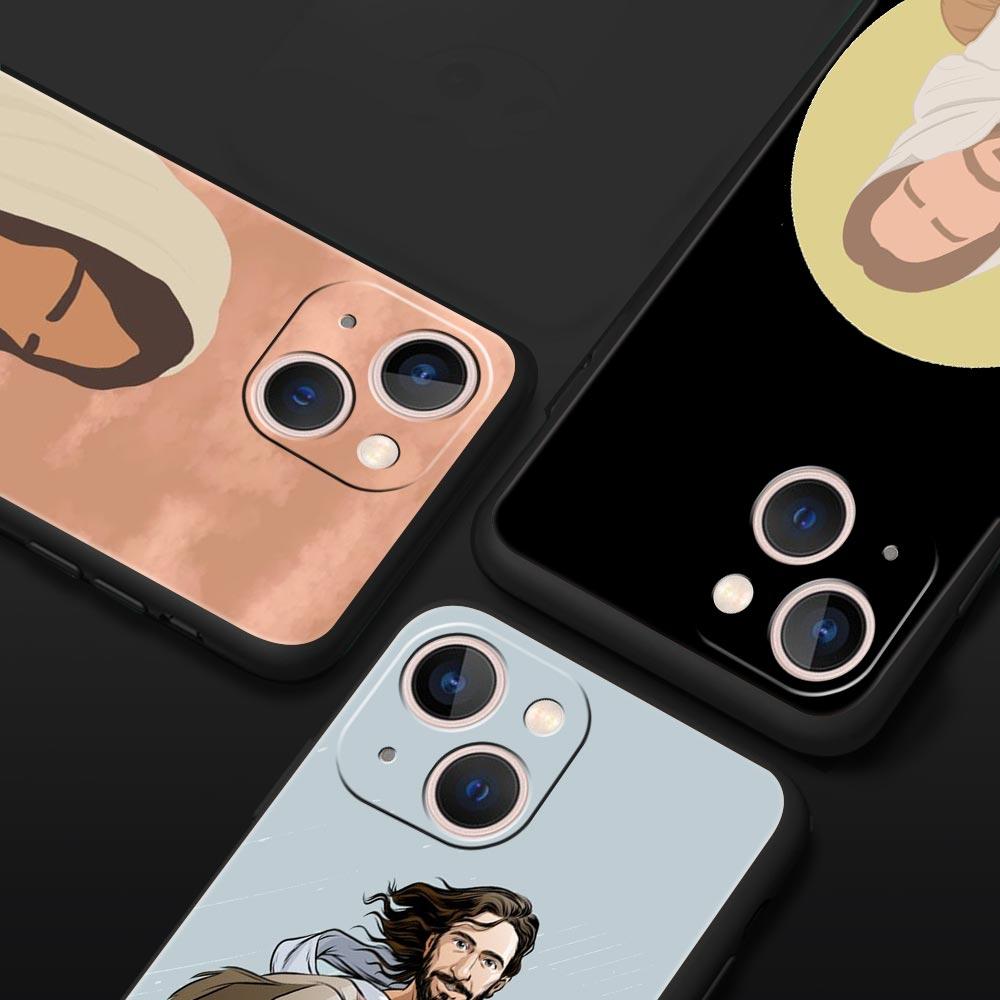 New Faith Christian Religious Jesus Luxury Phone Case For iPhone 11 14 15 Pro MAX 12 13 Mini 7 8 Plus X XR XS SE Silicone Cover