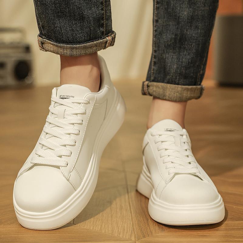 Fashion RunningTrendy Footwear Men Lace-Up Tenis Masculino Shoes 2024 Classic Summer Casual Leather Sneakers Soft Outdoor Men's Shoes