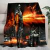 Cyberpunk Soldier  Blanket Soft Comfortable All Seasons Perfect Sofa Office Naps Trips Birthday Christmas Gift