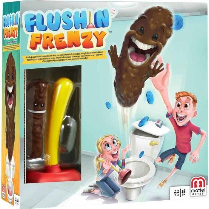 Jeu De Société Enfant - Toilettes Folie - MATTEL GAMES - 2 À 4 Joueurs - 5 Ans Et +
