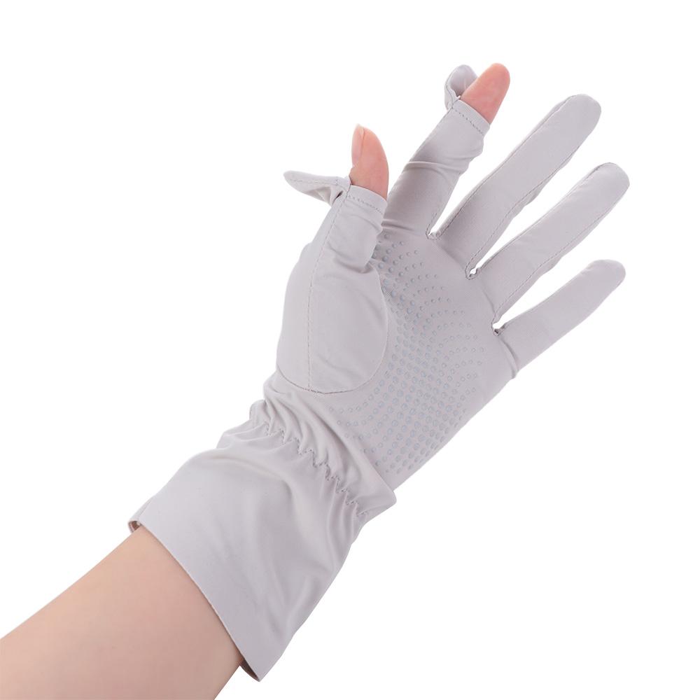Ice Silk Long Sunscreen Gloves Elastic Cycling Driving Gloves Summer Outdoor Cycling