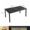 Sun-Resistant Outdoor Wood-Plastic and Metal Tables & Chairs for Leisure or Commercial Use