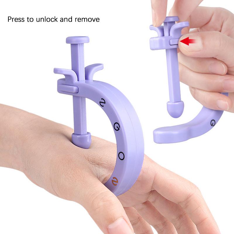 מפרק אצבע יד לעיסוי מכשיר לעיסוי אקופרסורה לביש הקלה על כאבי ראש הקלה על מתח הקלה על כאבי ראש