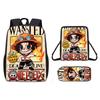 Cartoon Anime Shoulder Bag Pencil Case School Backpack For Children