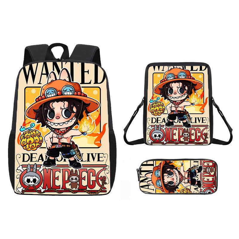 Anime Shoulder Cartoon Bag Pencil Case School Backpack For Children