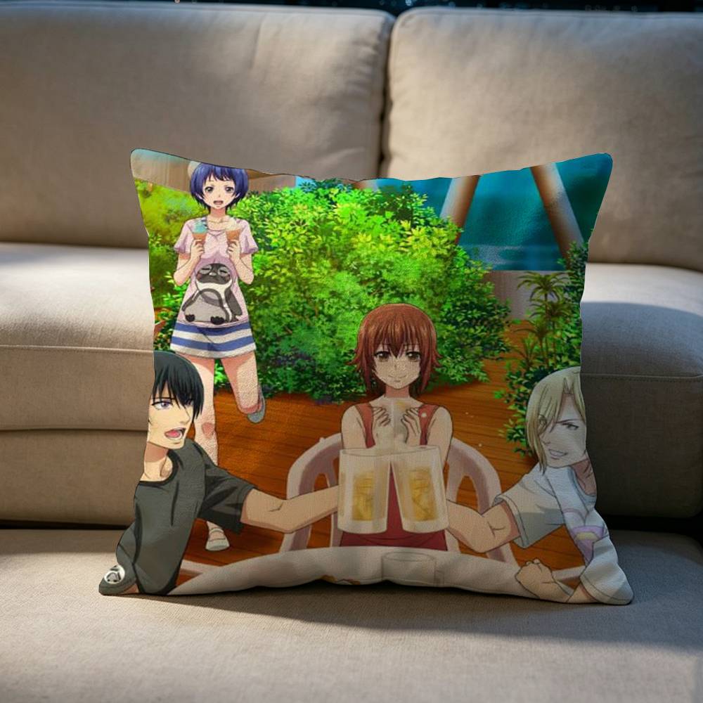 Grand Blue Dreaming Anime   Pillow cover gift High definition digital printing,Surprise  vivid pattern Household.