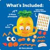 Learning Resources Toy Make a Face Smiling Pineapple LER6373 Authentic