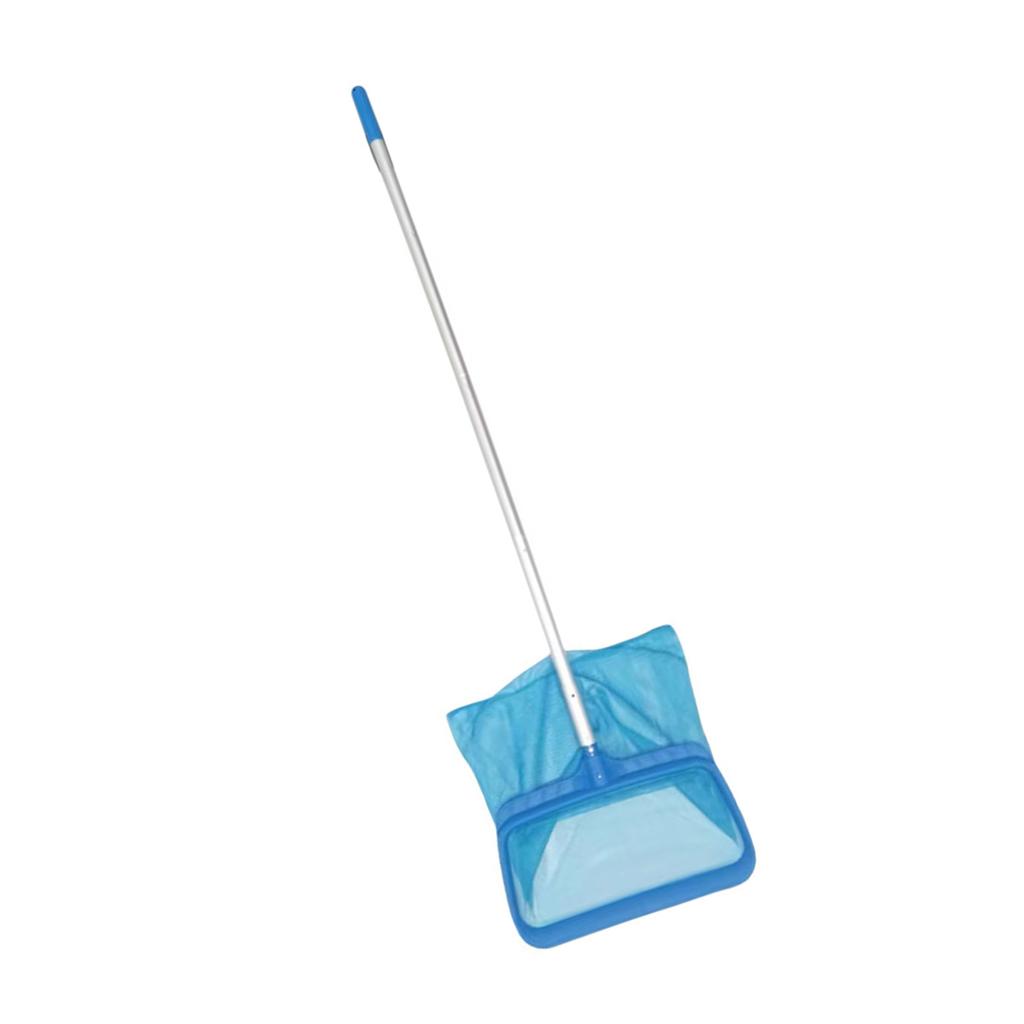 Pool Skimmer Swimming Pool Leaf Cleaning Net Aluminium Pool Cleaner Fine Mesh Rake Net Supplies for Aquarium/Fountain