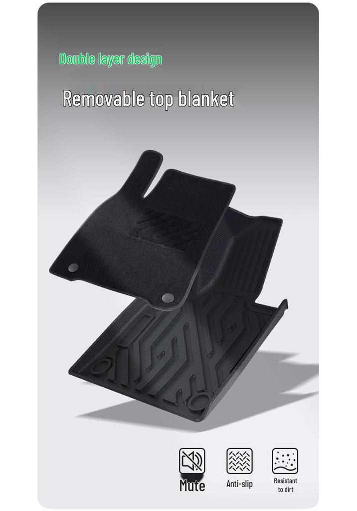 TPE Floor Mats for 25 Models of Fourth-Gen Geely Boyue L - Full Coverage, Mountain and River Edition Accessories