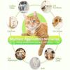Interactive Cat Mouse Toy Automatic Cat Toy with Rotating And Telescoping Modes Wagging Plush Mouse Rechargeable Toy for Indoor Cats