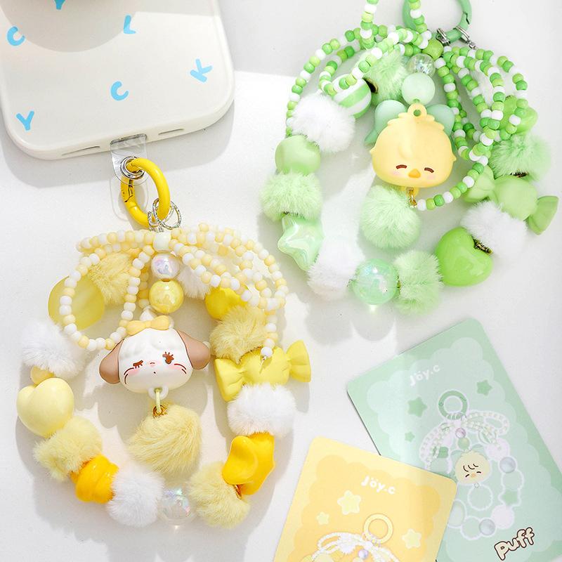 

Случайная кукла Микко Теплой серии, брелок-сюрприз, брелок с бусинами, игрушка, цепочка для телефона