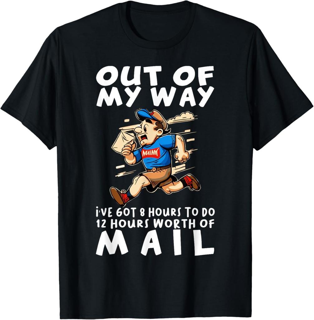 Postal Worker Funny Delivery Mailman Run Cute Present Unisex T-Shirt