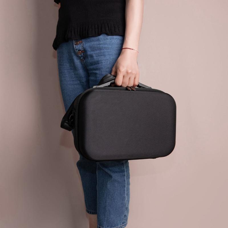 Heavy Duty Controller Storage Box Lightweight Travel Carrying Case with Shoulder Strap for Studio Host Accessories