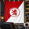 Wandbehang Wandteppich Middlesbrough FC Drucktuch für Wohnzimmer Schlafzimmer Heimdekoration