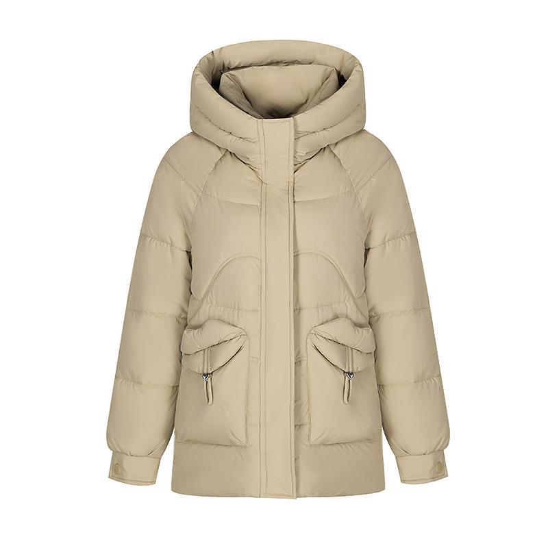 Long down cotton-padded clothes, female student bread clothes, loose and thickened cotton-padded clothes, leave-in women's cotton-padded jackets.