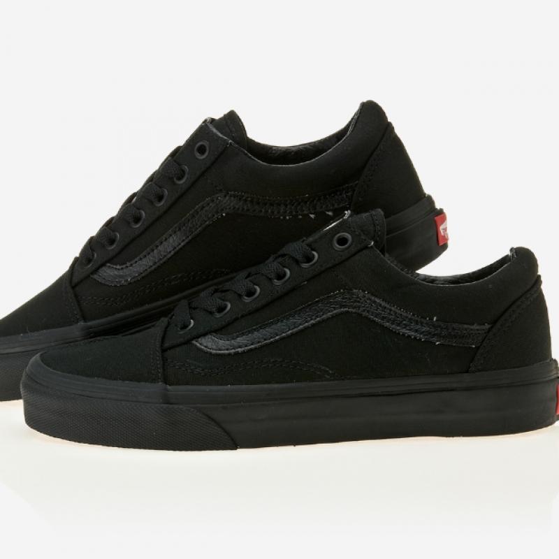 Vans Old School   Black Black  Canvas  Vn 0d3hbka Black Black  Canvas 