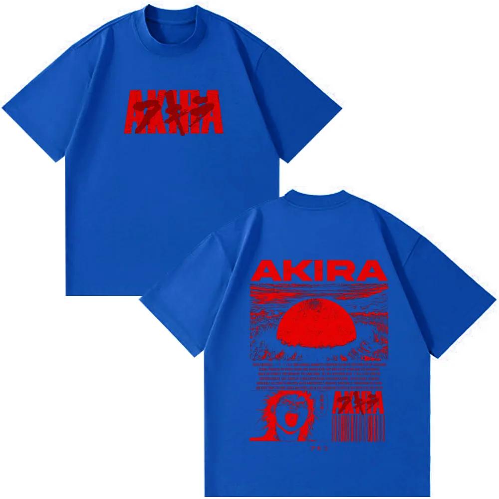 Anime Akira 90s Japanese Science Movie Shotaro Kaneda Tshirts Summer Unisex Women Short Sleeves Tshirts Funny Fashion Style Clothes