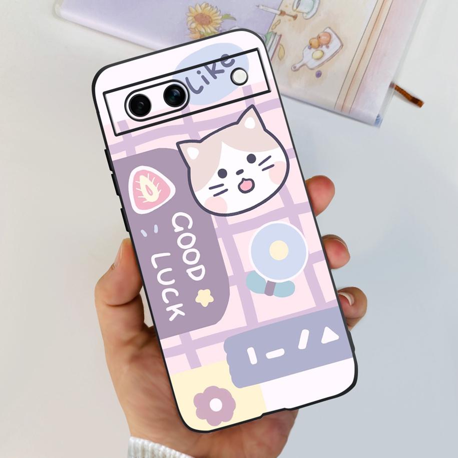 

For Google Pixel 8A Case Lovely Astronaut Shockproof Silicone Soft TPU Fundas For Google Pixel 8 Pro Bumper Pixel8 Pixel8a Coque Pixel 8 Pro