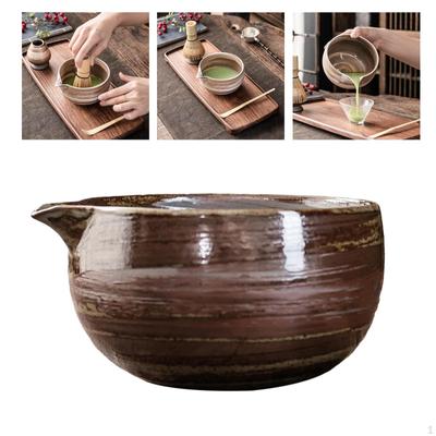 Κεραμικό Μπολ Matcha Χειροποίητο Πράσινο Τσάι Τελετή Chawan για αρχάριους Ιάπωνες