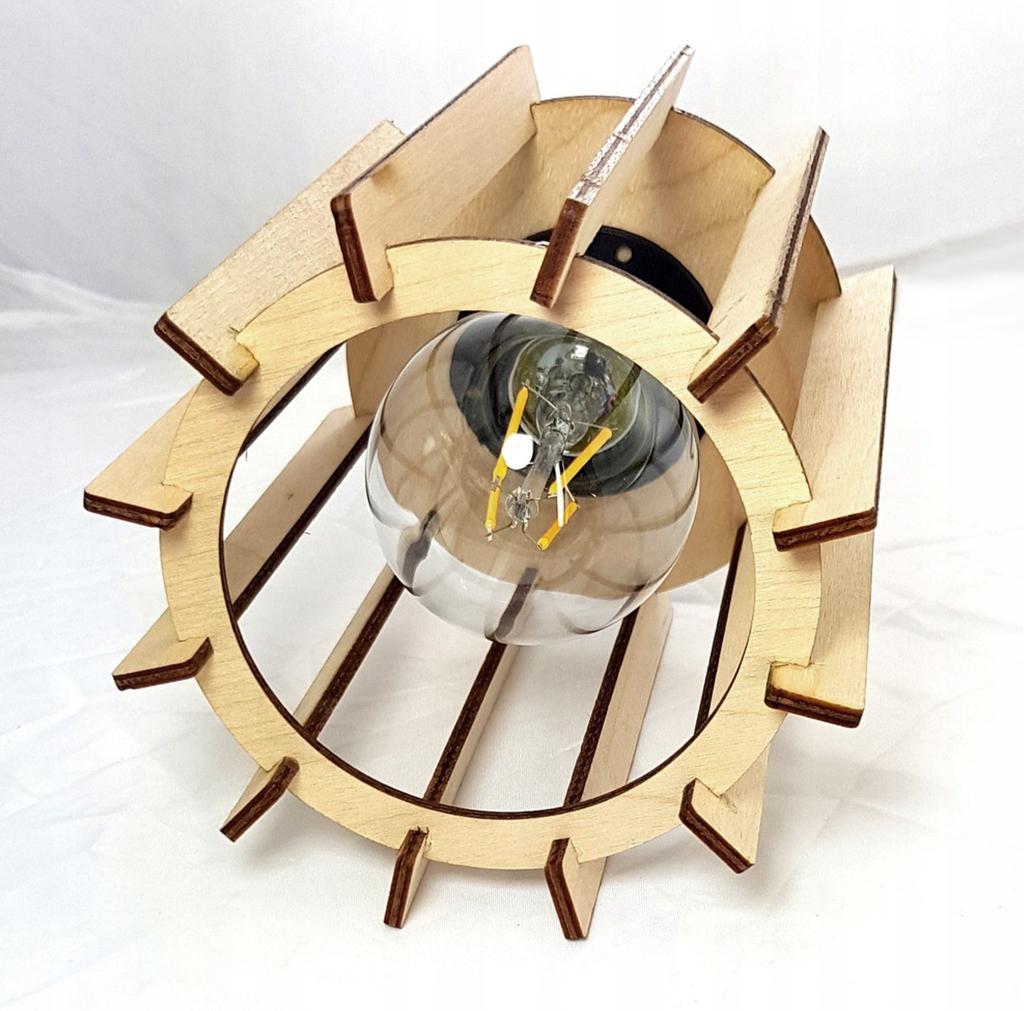 MODERN WOODEN LED CEILING HANGING LAMP