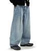 XTONZ Xp172 Big Wide Balloon Denim Pants (Blue)