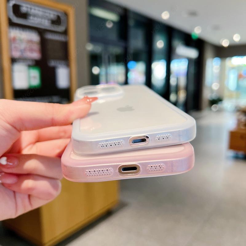 Soft Silicone Clear Case For iPhone 16 14 15 Pro 13 12 Pro Max 11 Camera Lens Protection Shockproof Transparent Phone Cover