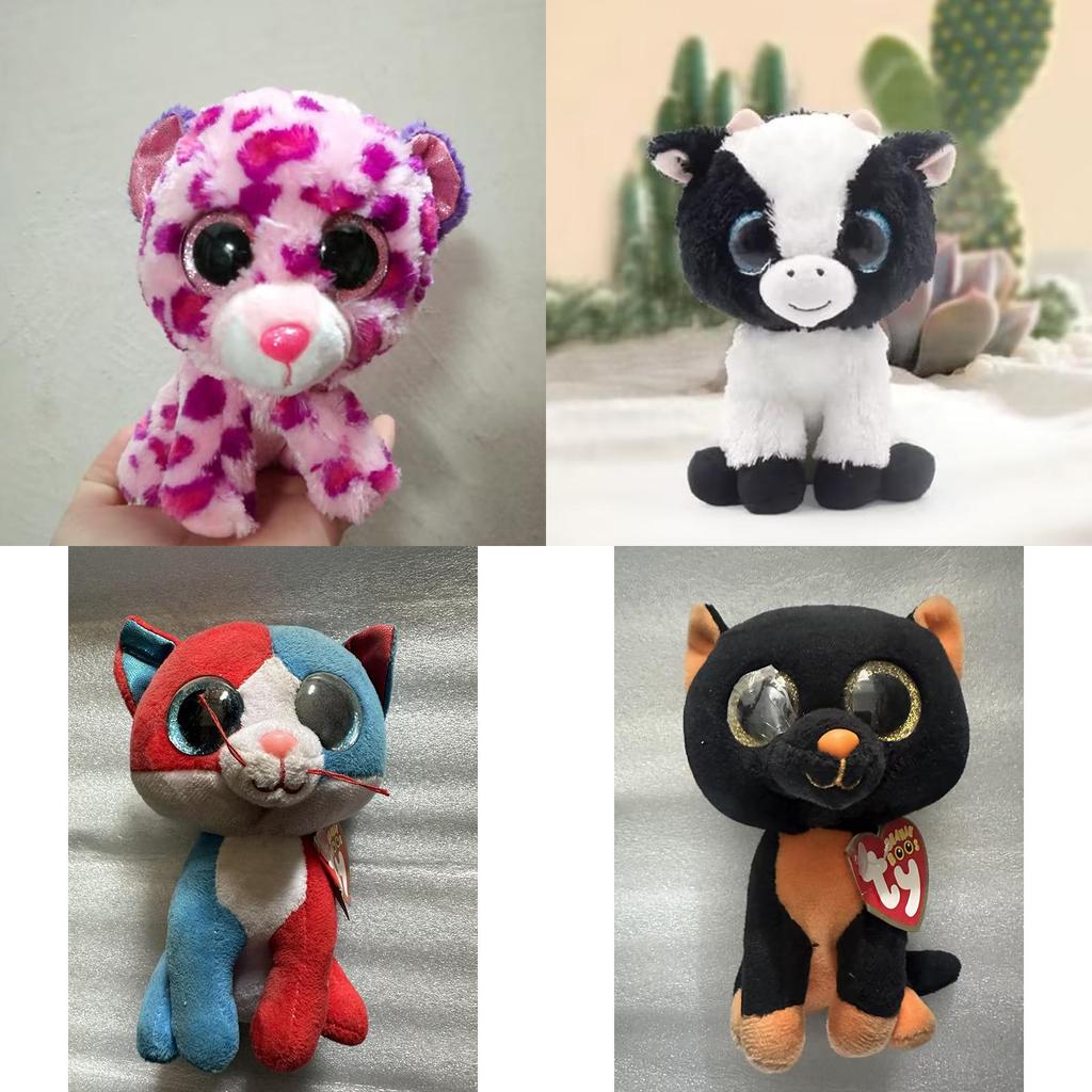 Cute Big-eyed Plush Dog Poodle Chihuahua Husky Doll Christmas Kids Gift Toy