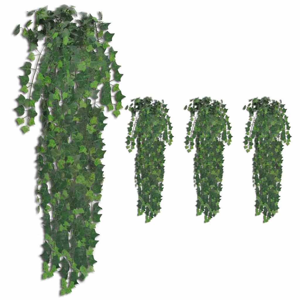 Artificial Ivy Stems Set 4 Pieces Green 90 Cm