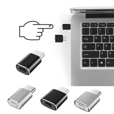 USB C Undetectable Mouse Jiggler with Switch Button Automatic Mouse Shaker 3 Jiggle Modes Driver-Free Plug & Play PC Accessories