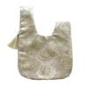 Phoenix Pattern Jacquard Fabric Wrist Bag with Tassels - Chinese Style Gift or Wedding Favor Packaging