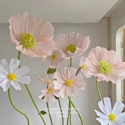 New 60cm Simulate Giant Flower Paper Simulated Fake Flower Head Giant Flower Photography Props Outdoor