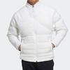 Adidas Solid Color Golf Sports Casual Stand Collar Down Jacket Men Jacket White GT3415