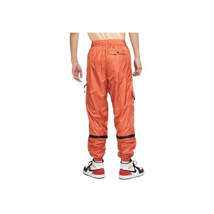 Air Jordan Breathable Mesh Sports Pants With Large Pockets Men Bottoms Orange DM1866-872