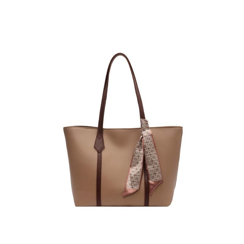 Simple and Large-capacity Bag, Women's New Casual Versatile Bucket Bag, Fashionable Shoulder Tote Bag, One Piece To Pass
