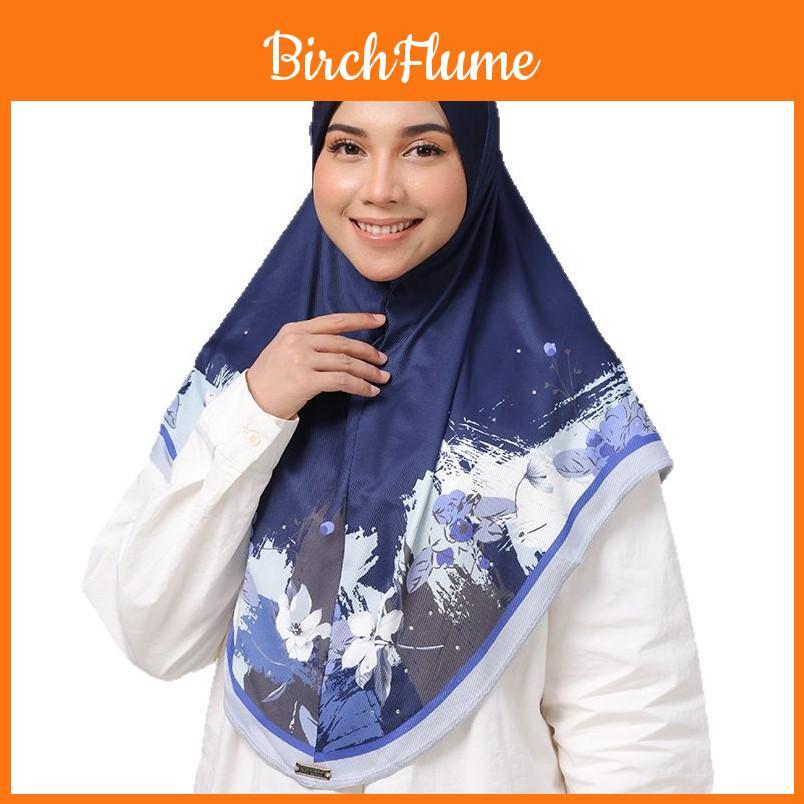 Ethnic Floral Headscarf For Women With Border Detail For Summer Wear