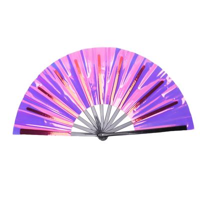 Clapping Fan PVC Portable Folding Fan for Festivals Parties Parades Dance Events Cosplay