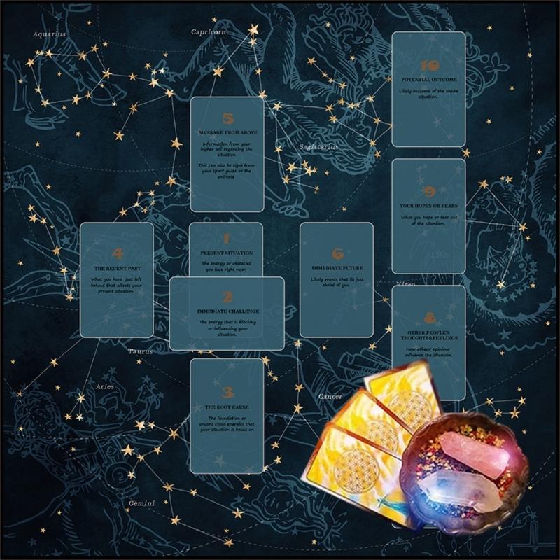 Reading Card Astrologys Tablecloth Tarots Divinations Tablecloth Altars Cloth Divinations Board Game Accessories