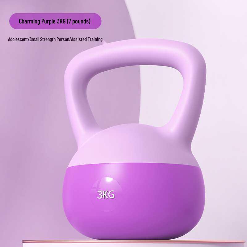 Women's & Men's Soft Kettlebell for Fitness, Squat, Glute, and Strength Training at Home