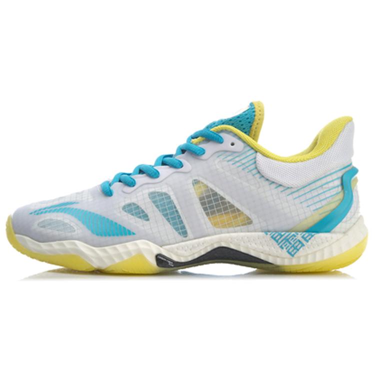 

New LiNing Falcon 4 Cushioned Anti Slip Wear Resistant Lightweight Breathable Low Top Badminton Shoes Women s Dolphin Blue AYAR006-2 35