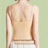 2025 New Summer Plus Size Backless Cami Tank Top with Breast Pads – All-in-One Bandeau Lingerie for Women