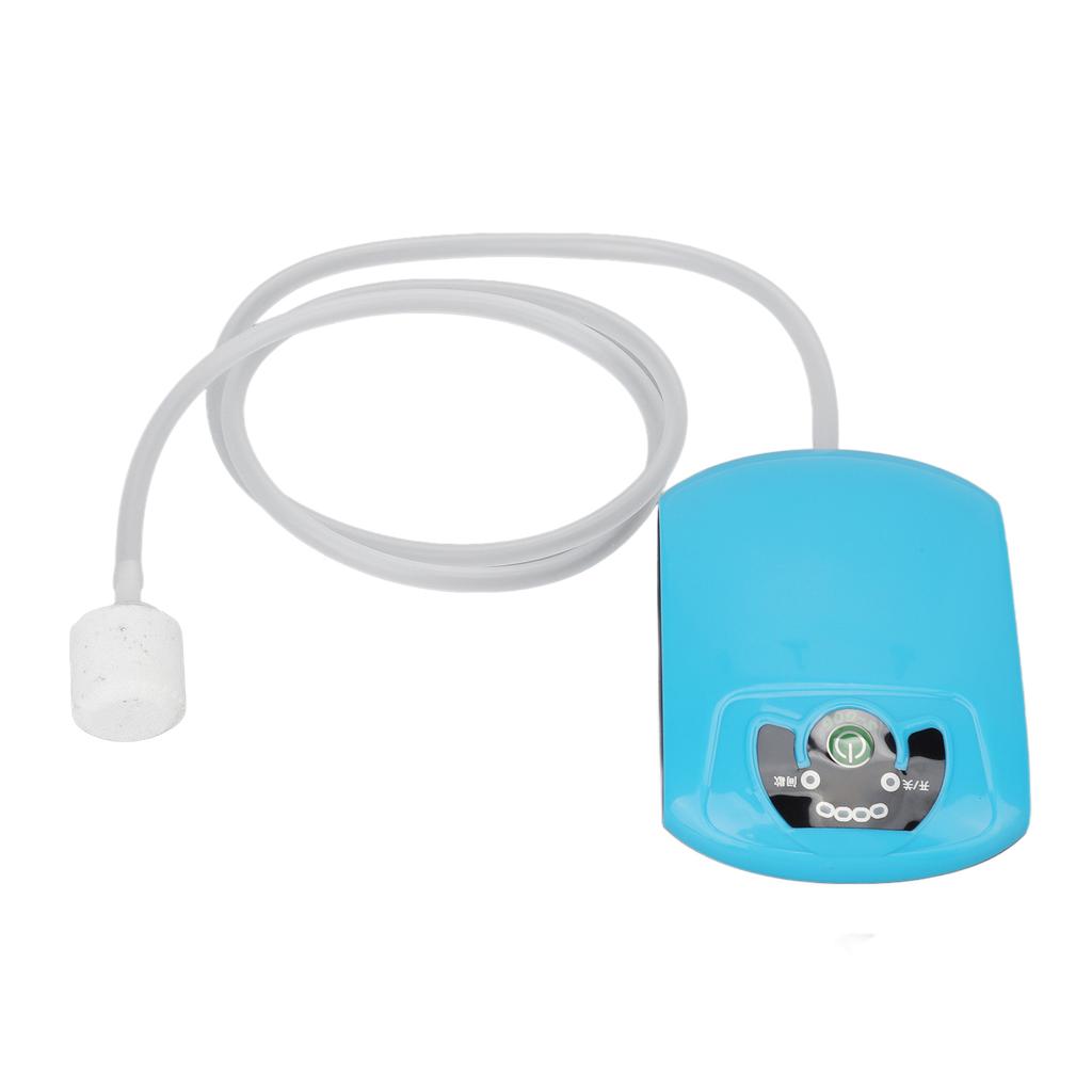 Aquarium Oxygen Pump Quiet USB Charging Waterproof Mini Fish Tank Air Bubbler Pump for Indoor