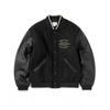 Thisisneverthat Ultras Varsity Jacket Black