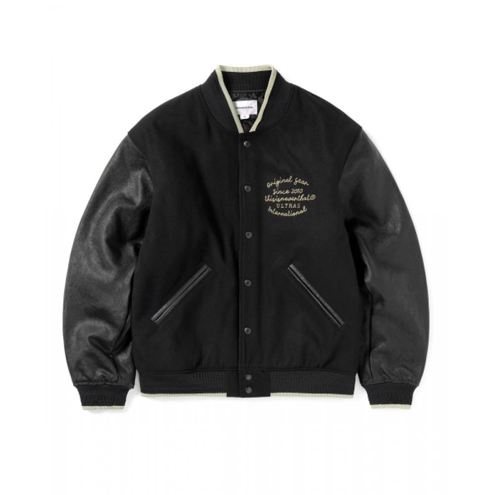 Thisisneverthat Ultras Varsity Jacket Black S