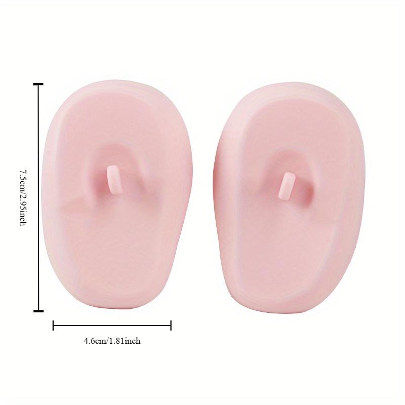 Silicone Ear Covers Ear Cap Earmuffs Waterproof Earmuffs for Shower Hair Dyeing Hairdressing Accessories