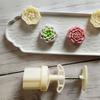 Plastic Material Mooncake Molds Mooncake Stamps Mooncake Mould Flower Shaped Baking Moulds for Mid-Autumn Festival Use