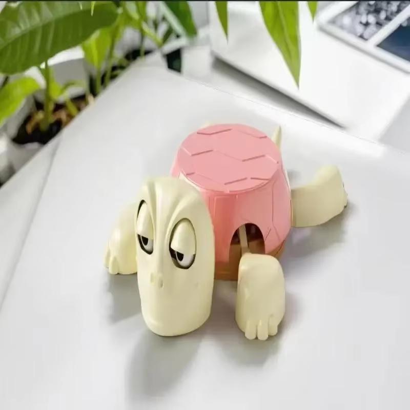 1pc 3D Printed Panicked Turtle Coaster Home/Office Decorative Coffee Tea Cup Mat Insulation Pad Mug Holder with Funny Expression