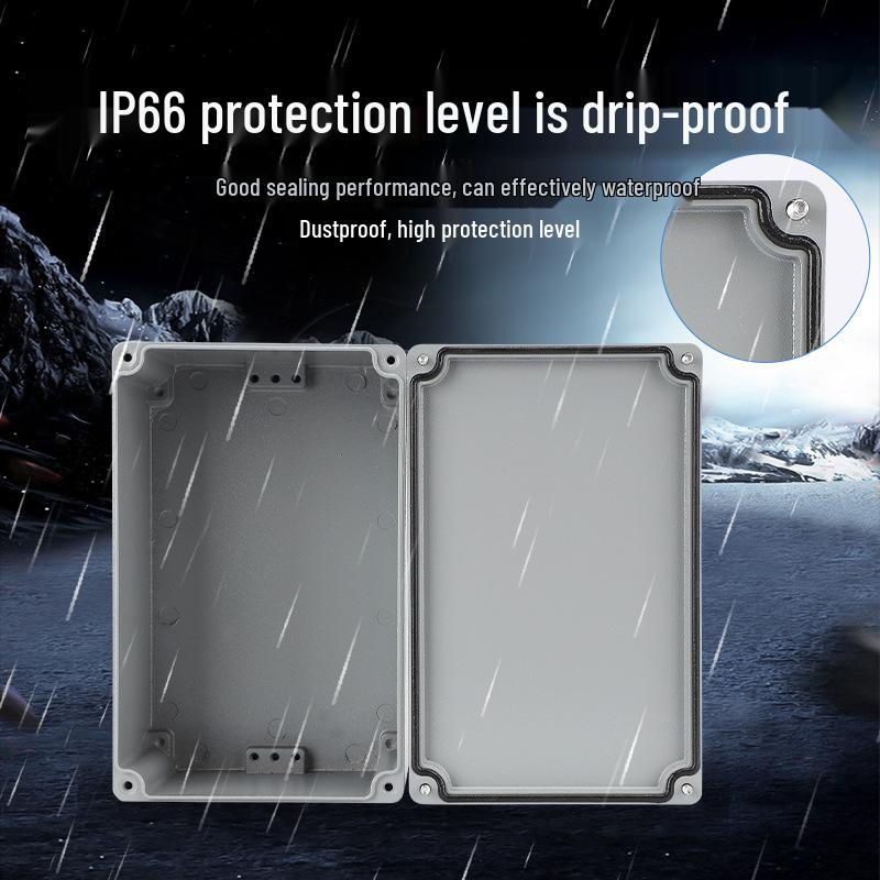 IP66 Outdoor Explosion-Proof Waterproof Aluminum Junction Box with Customizable Terminal Button Holes