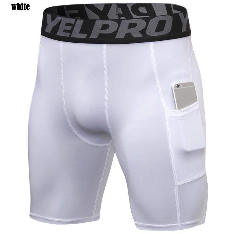 

Мужские спортивные облегающие укороченные брюки Баскетбольные брюки без ног для фитнеса Брюки для бега Компрессионные шорты XS