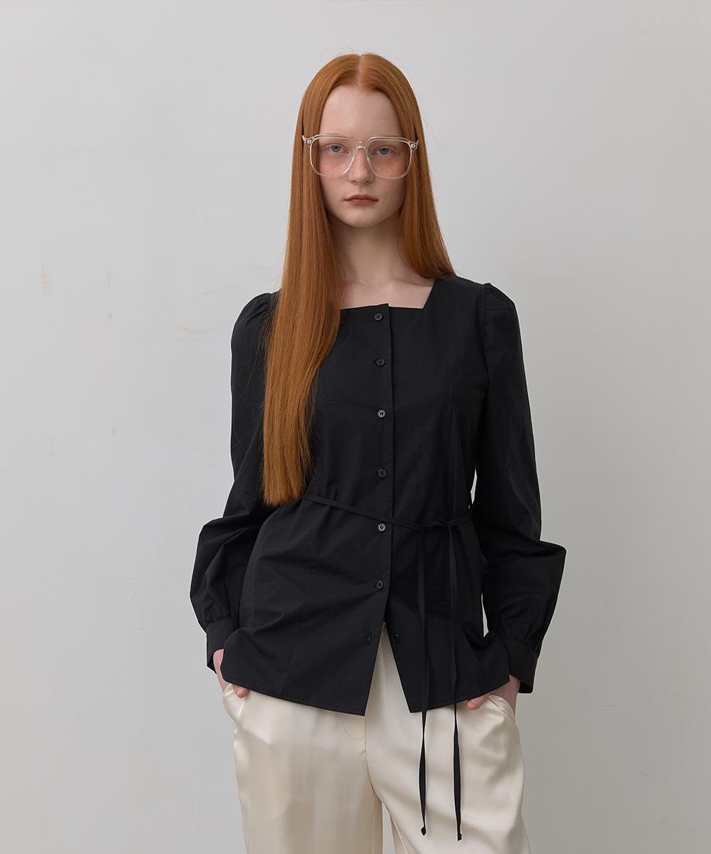 320 Showroom Rêve Waist Belt Blouse Black Black/Free